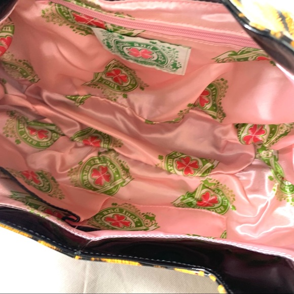 Charm and Luck 100% Genuine Leather Tiger Stripes, Embellished Handbag. - Picture 8 of 16